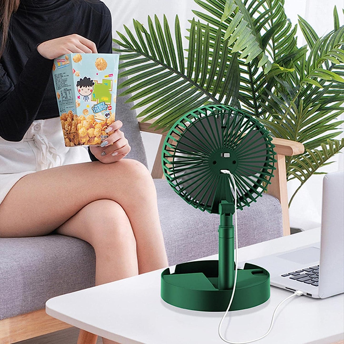 Compact Foldable & Height Adjustable Table Fan
