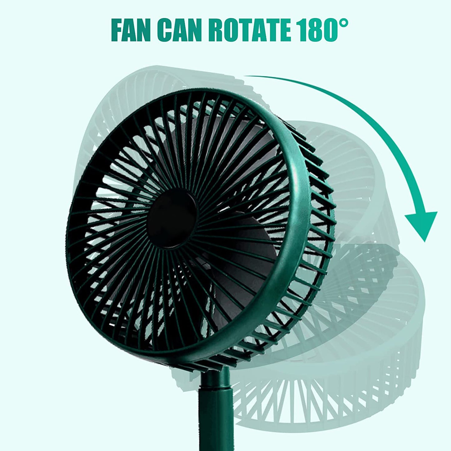 Compact Foldable & Height Adjustable Table Fan