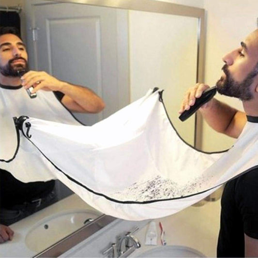 Beard Apron for Mess-Free Trimming | Hair Catcher for Sink | Adjustable, Waterproof, and Easy to Clean | Perfect for Shaving and Grooming