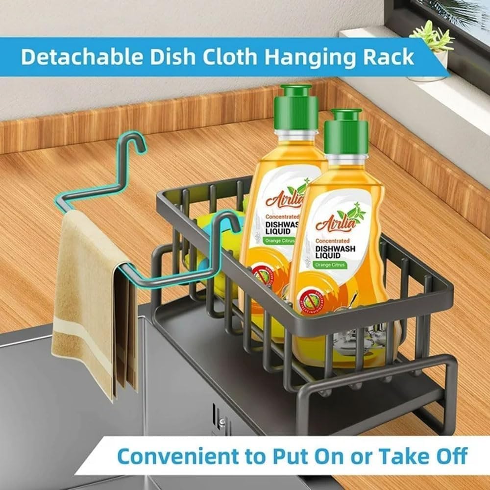 Metal Sink Organizer & Draining Rack