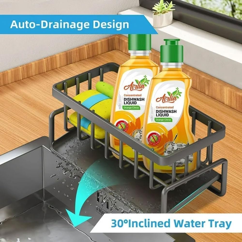 Metal Sink Organizer & Draining Rack