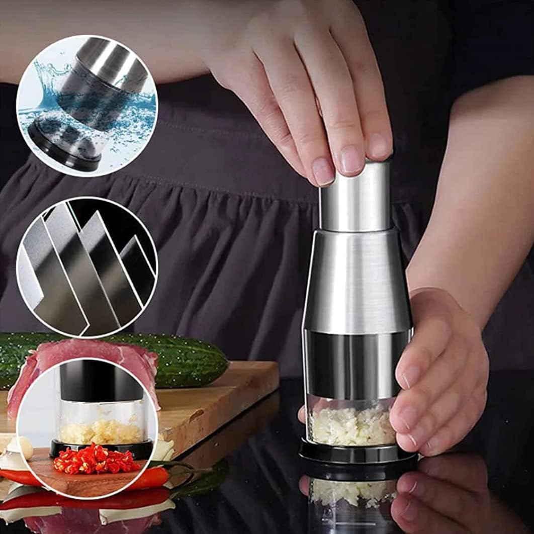 Metal Garlic Mini Chopper Premium Quality