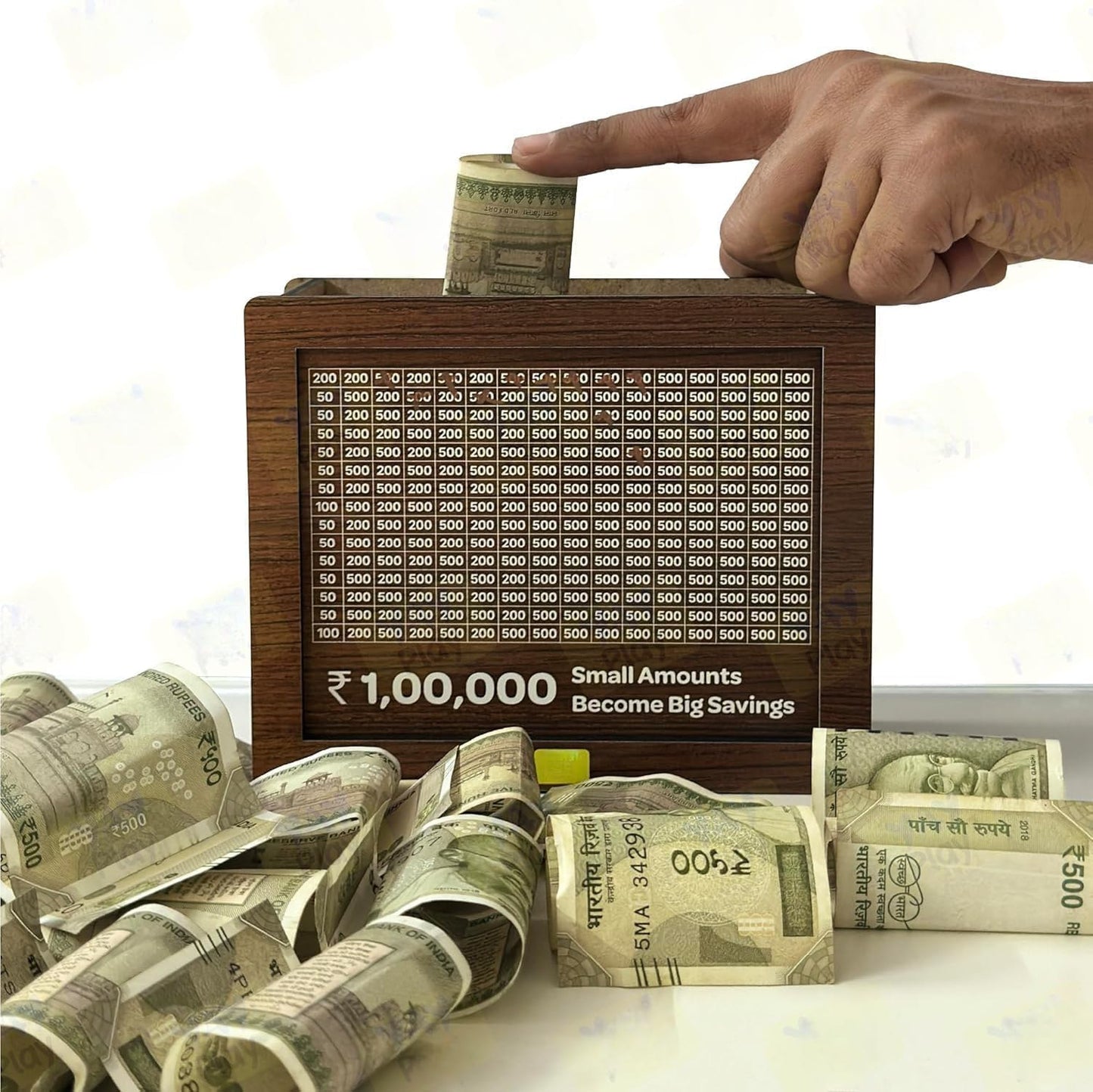 Wooden Money Saving Box