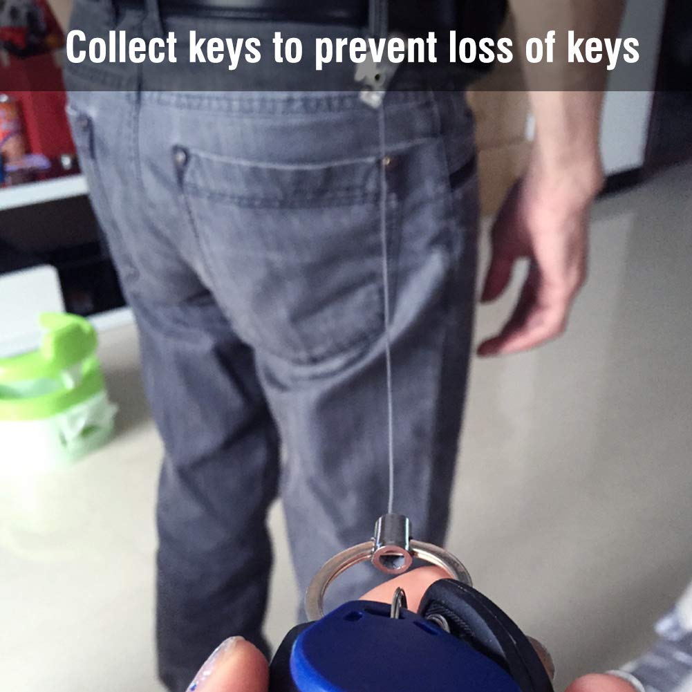 Anti-Theft Retractable Keychain